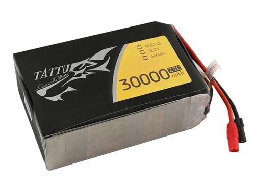 TATTU 30000mAh 22.2V 25C 6S1P Lipo Battery Pack [TA-25C-30000-6S1P]